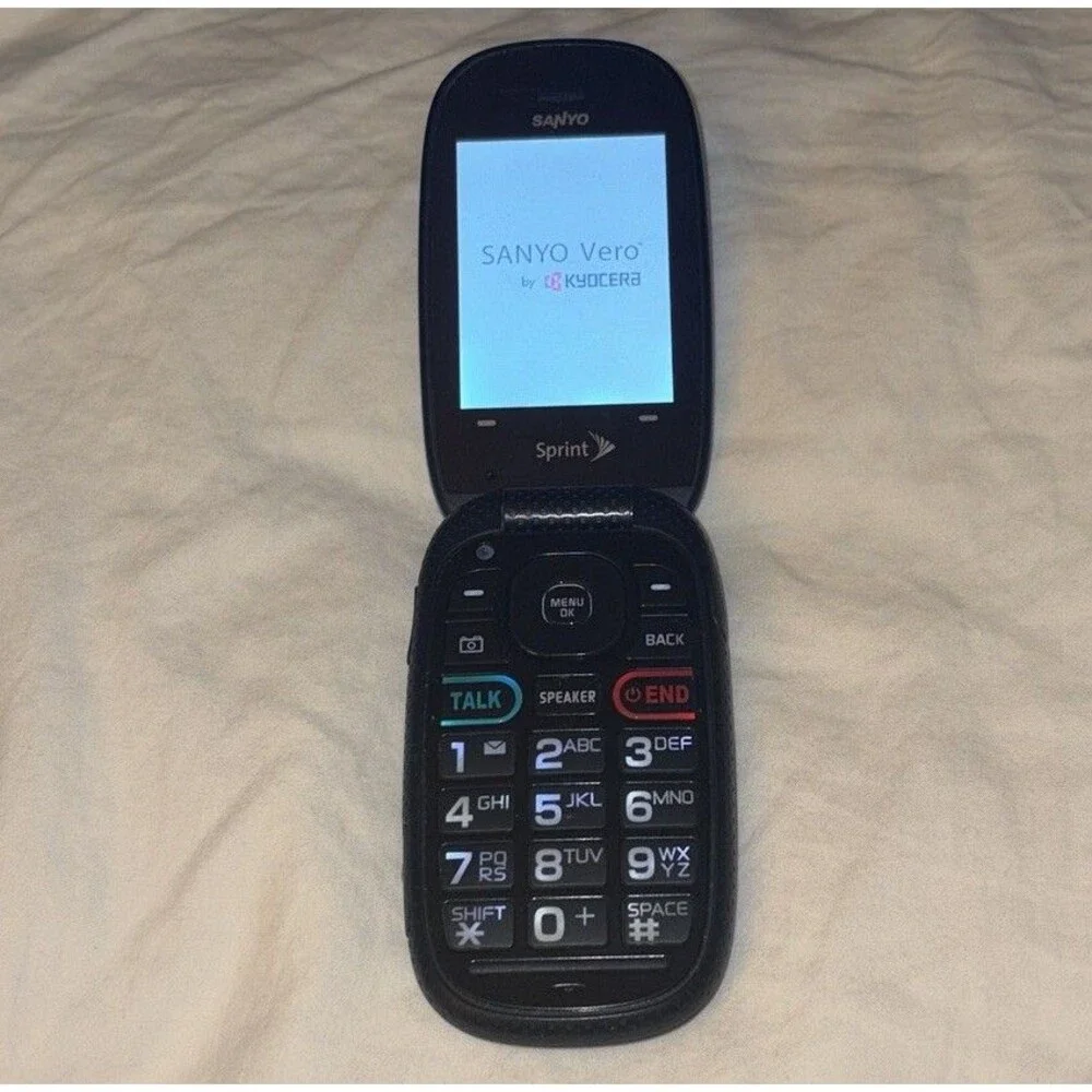 Sanyo Vero SCP-3820 Sprint Flip Phone Tested Works Perfectly Great Condition